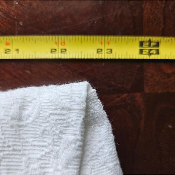 New Chico's Womens Embellished Jacket White Quilted Jeweled Large Cuff Sleeve - Picture 15 of 16